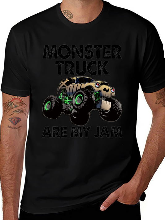 Monster Truck Are My Jam Graphic Tee