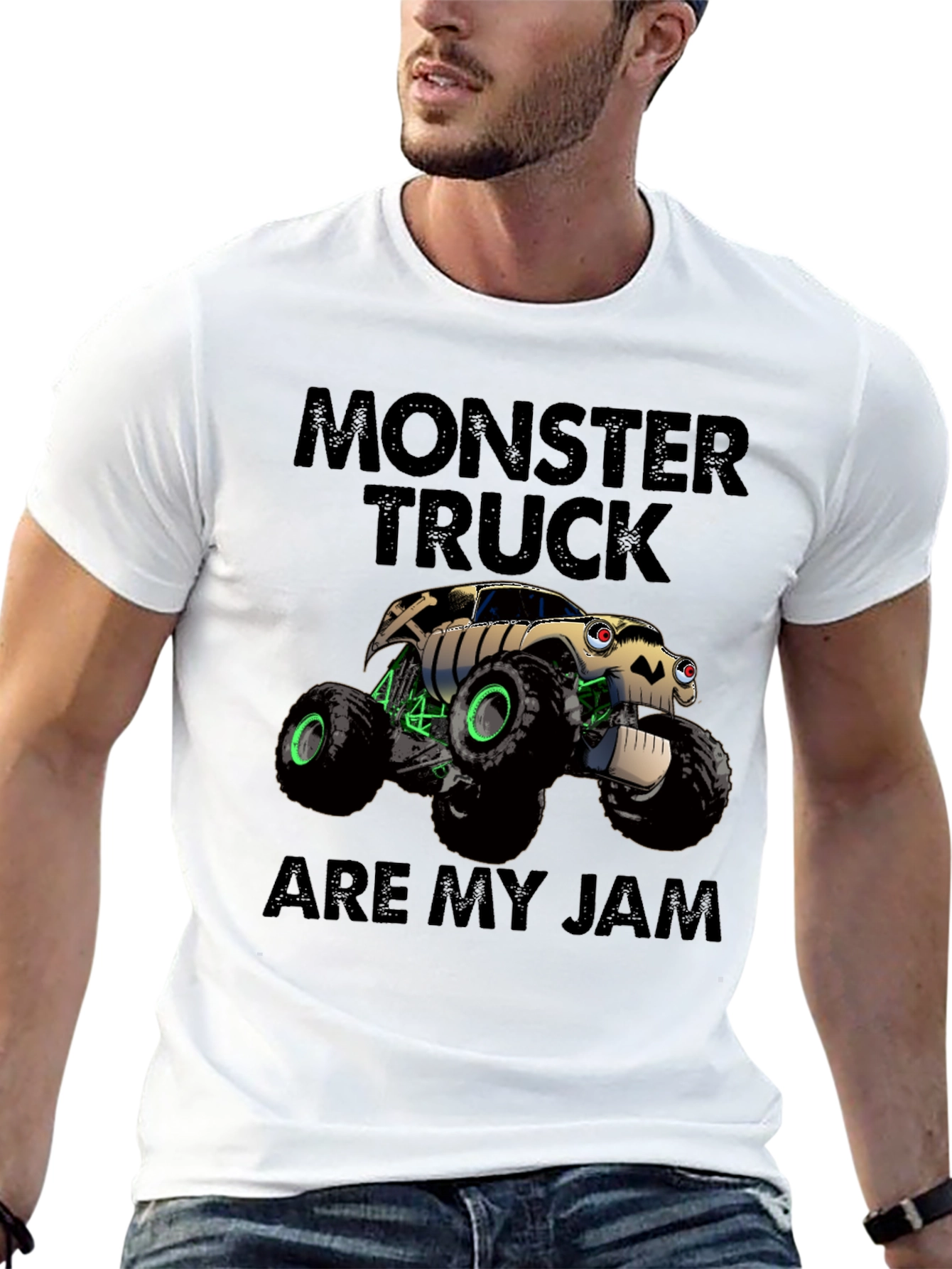 Monster Truck Are My Jam Graphic Tee