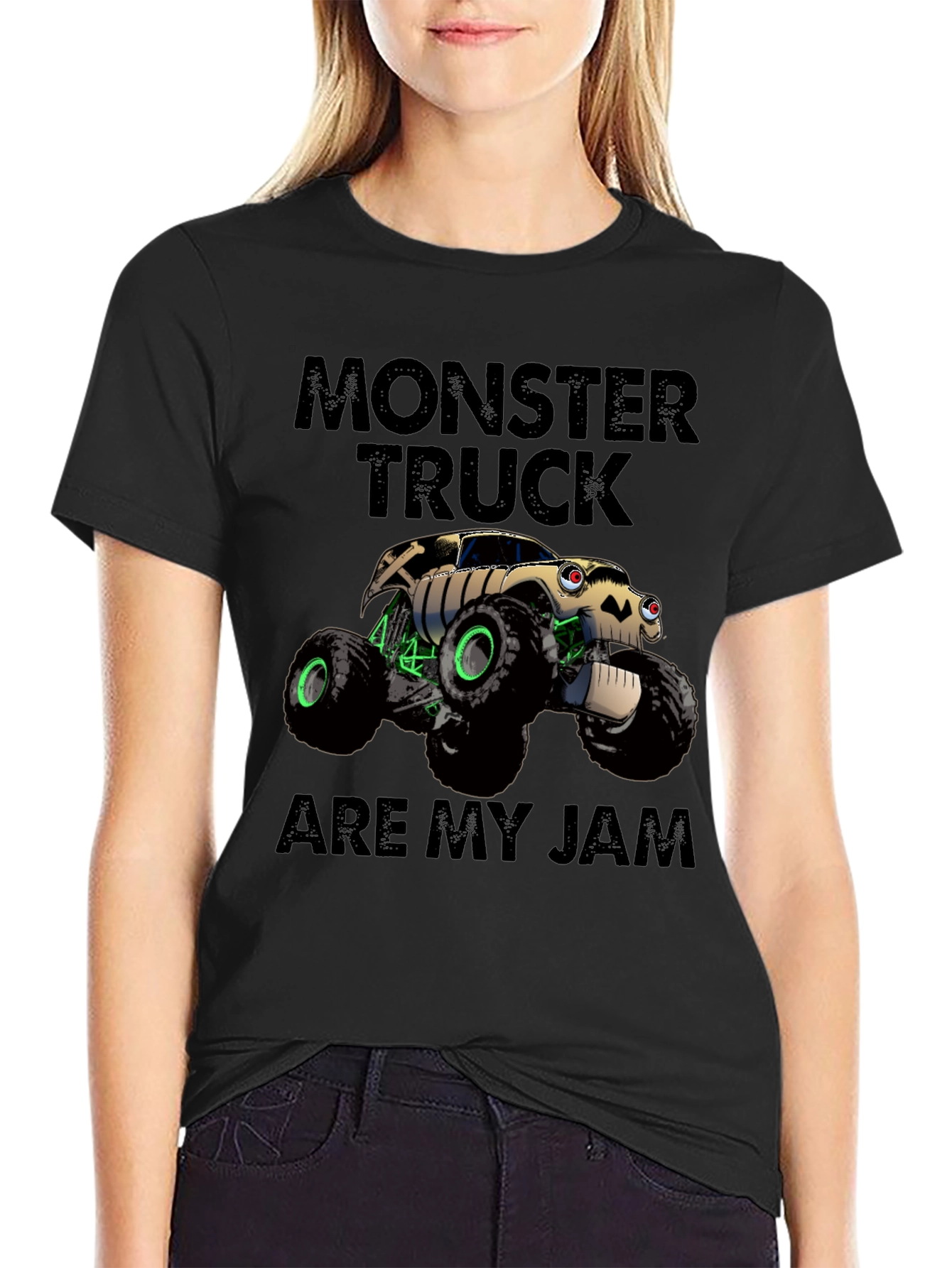 Monster Truck Are My Jam Graphic Tee