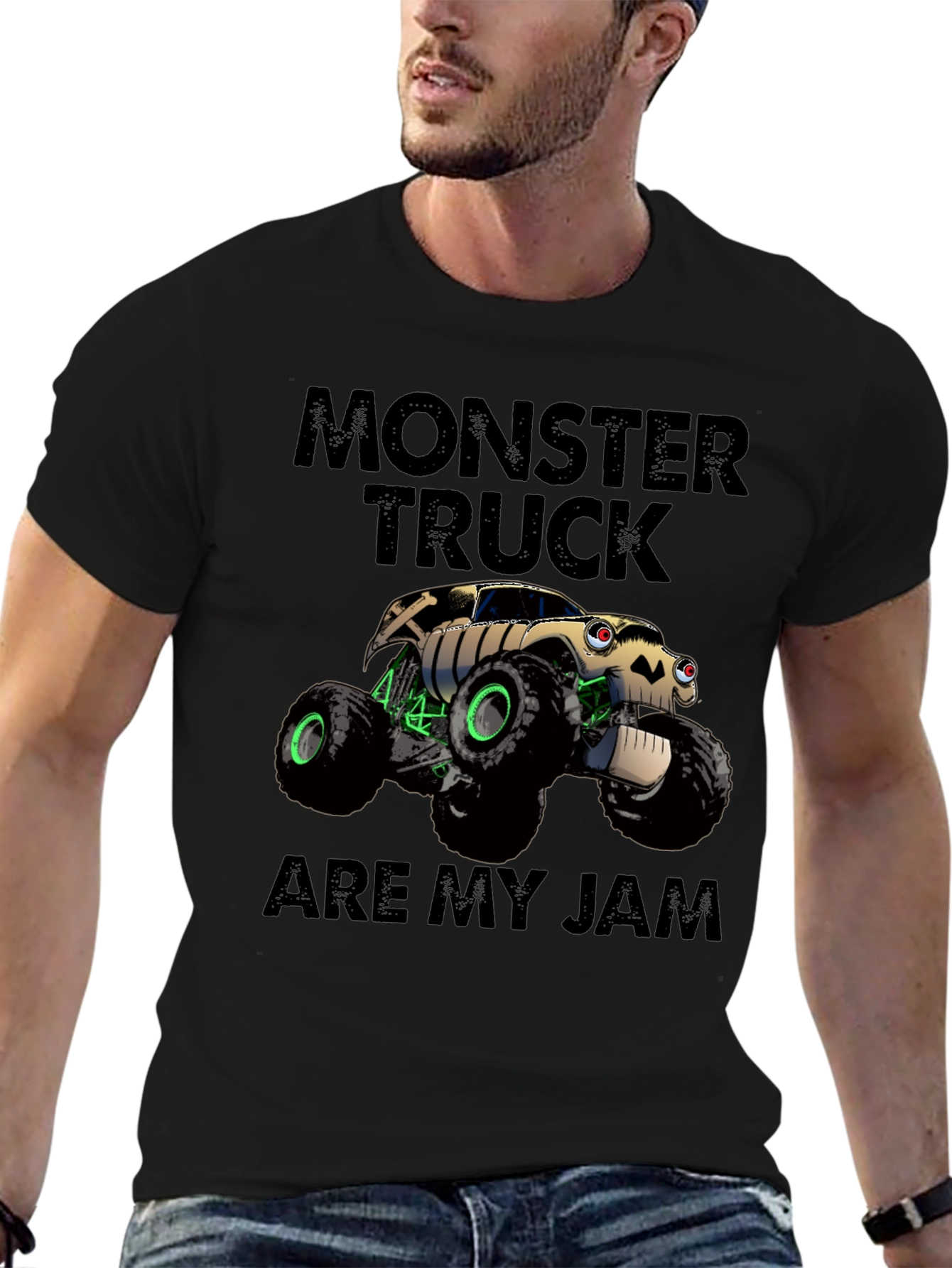 Monster Truck Are My Jam Graphic Tee