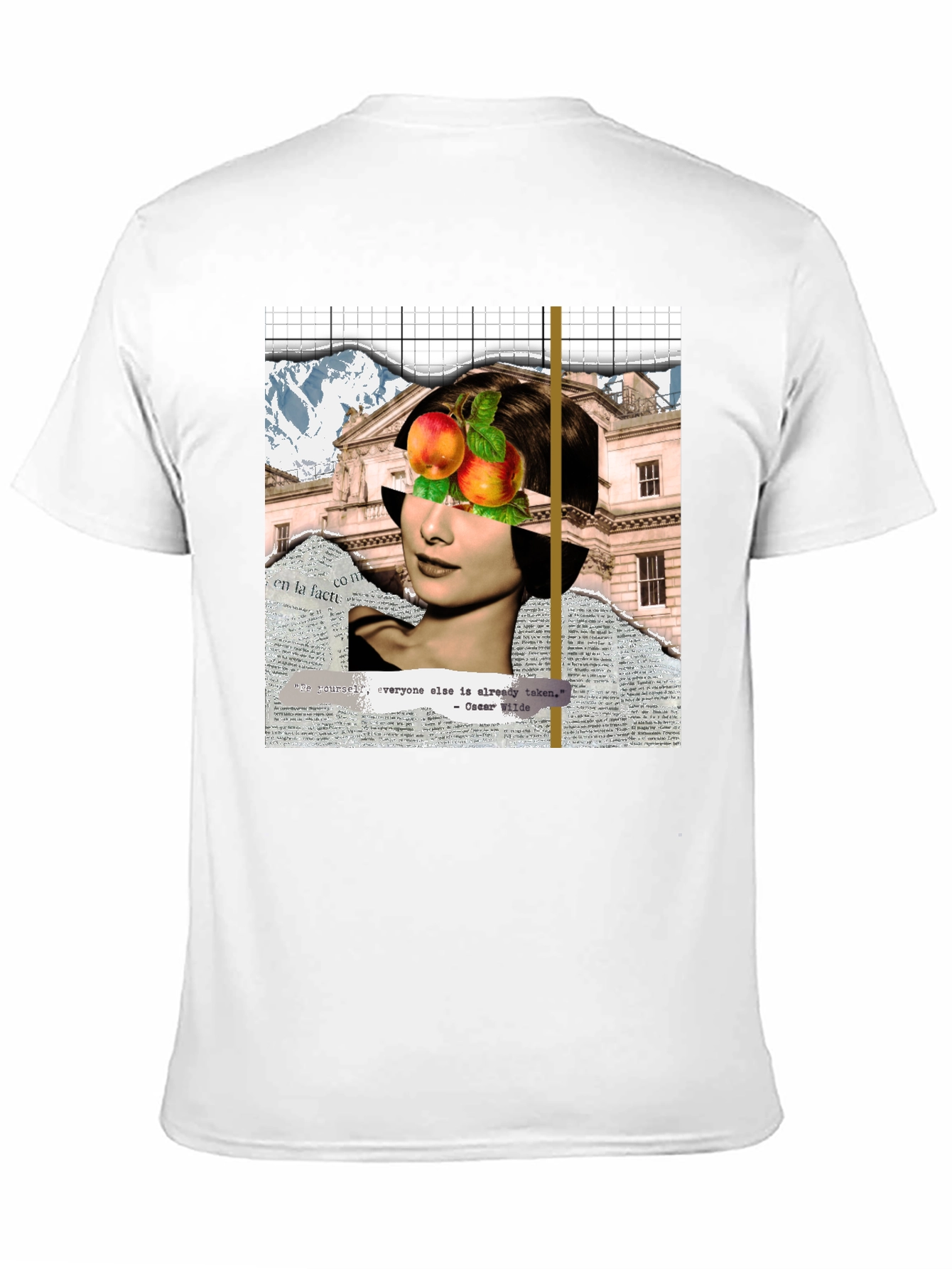 Abstract Audrey Hepburn Collage Graphic T-Shirt