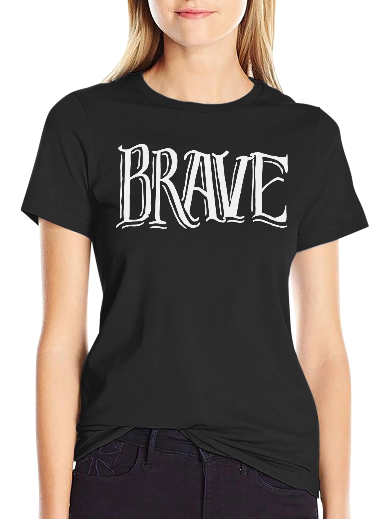 Brave Graphic Tee - Classic Style