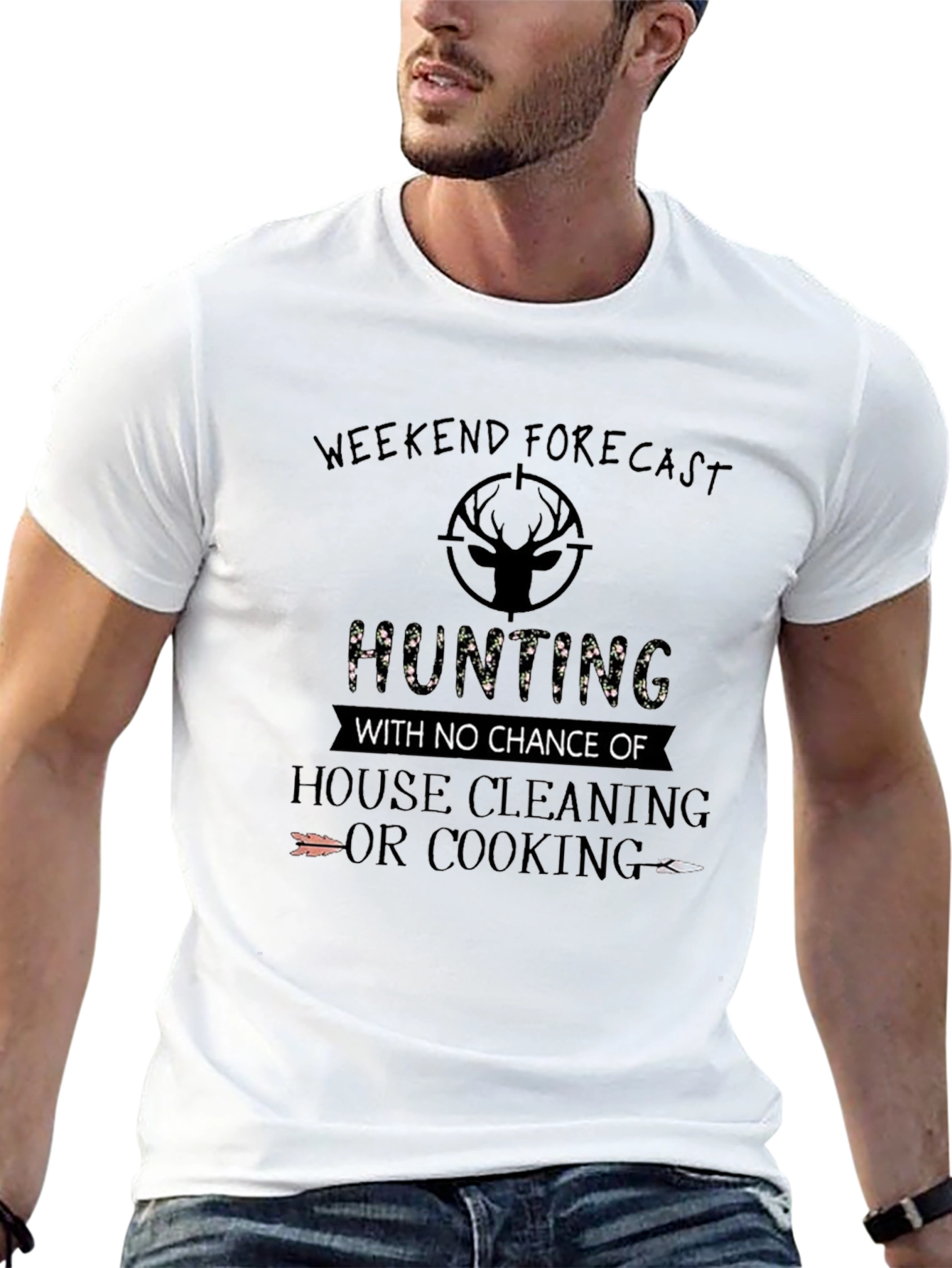 Hunting Weekend Forecast Graphic Tee