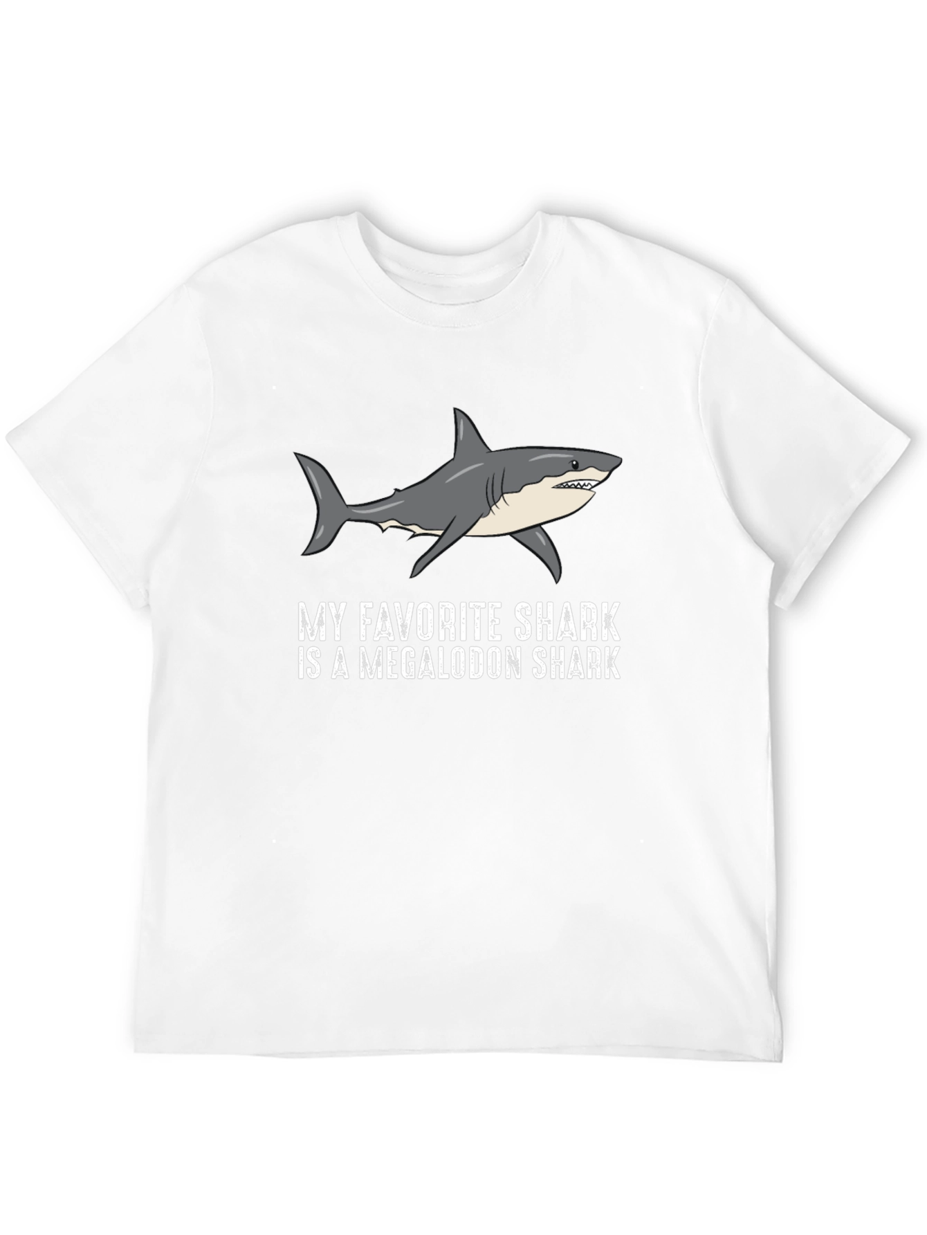 Megalodon Shark Favorite T-Shirt - Black