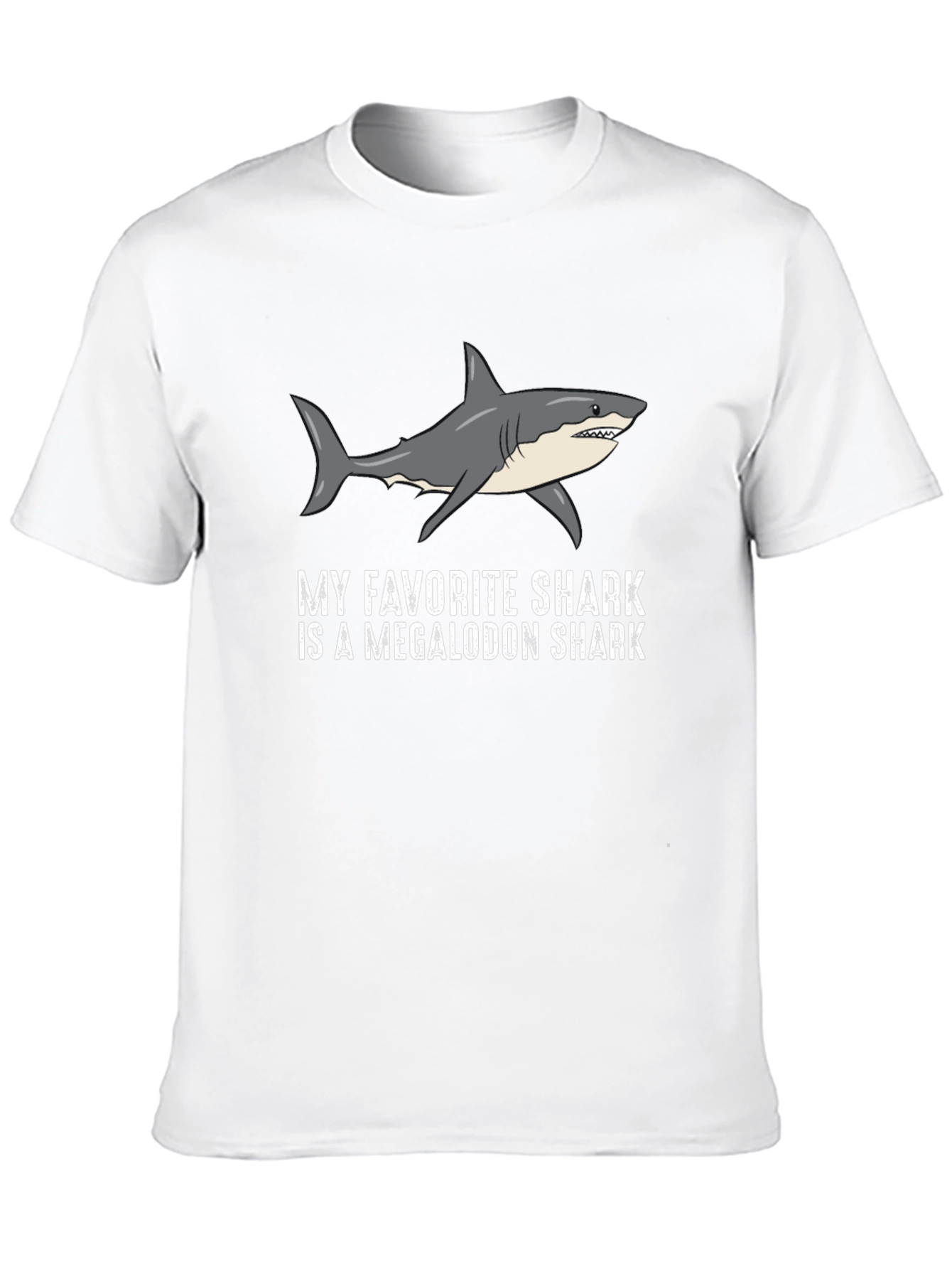 Megalodon Shark Favorite T-Shirt - Black