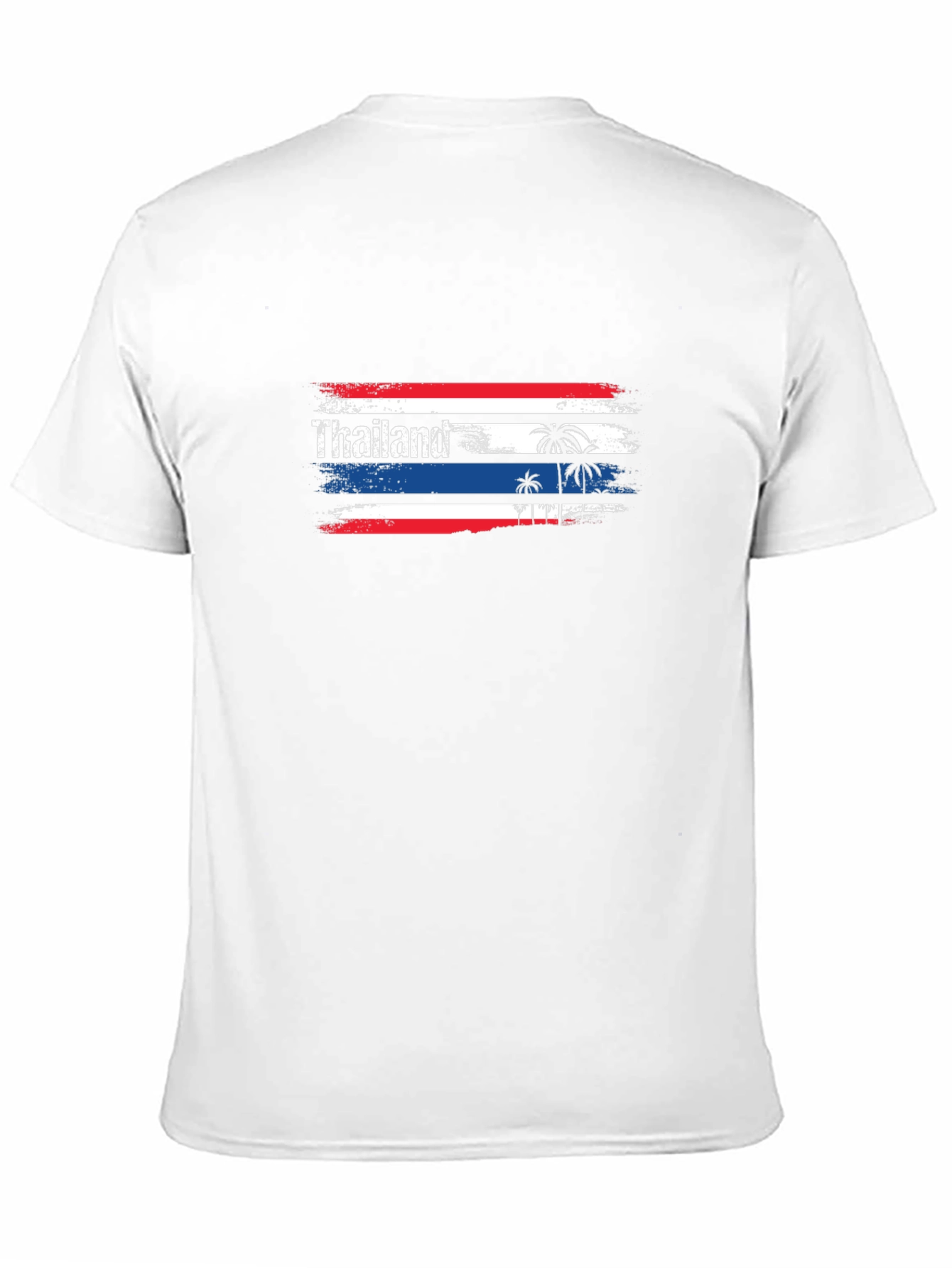 Thailand Flag Palm Trees Graphic T-Shirt