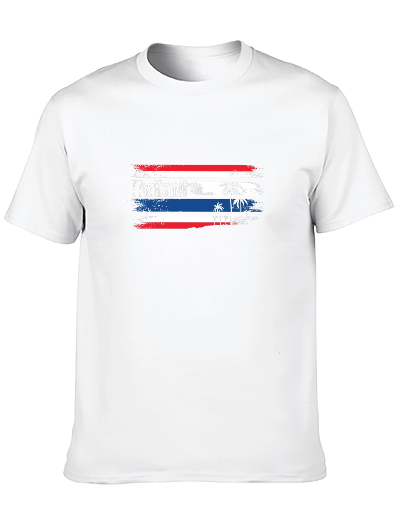 Thailand Flag Palm Trees Graphic T-Shirt