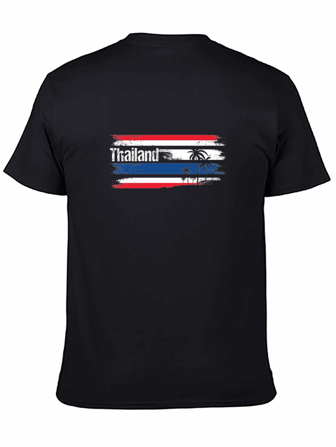 Thailand Flag Palm Trees Graphic T-Shirt