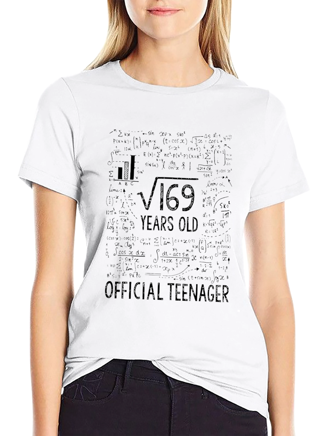 Funny Math 13th Birthday Teenager T-Shirt