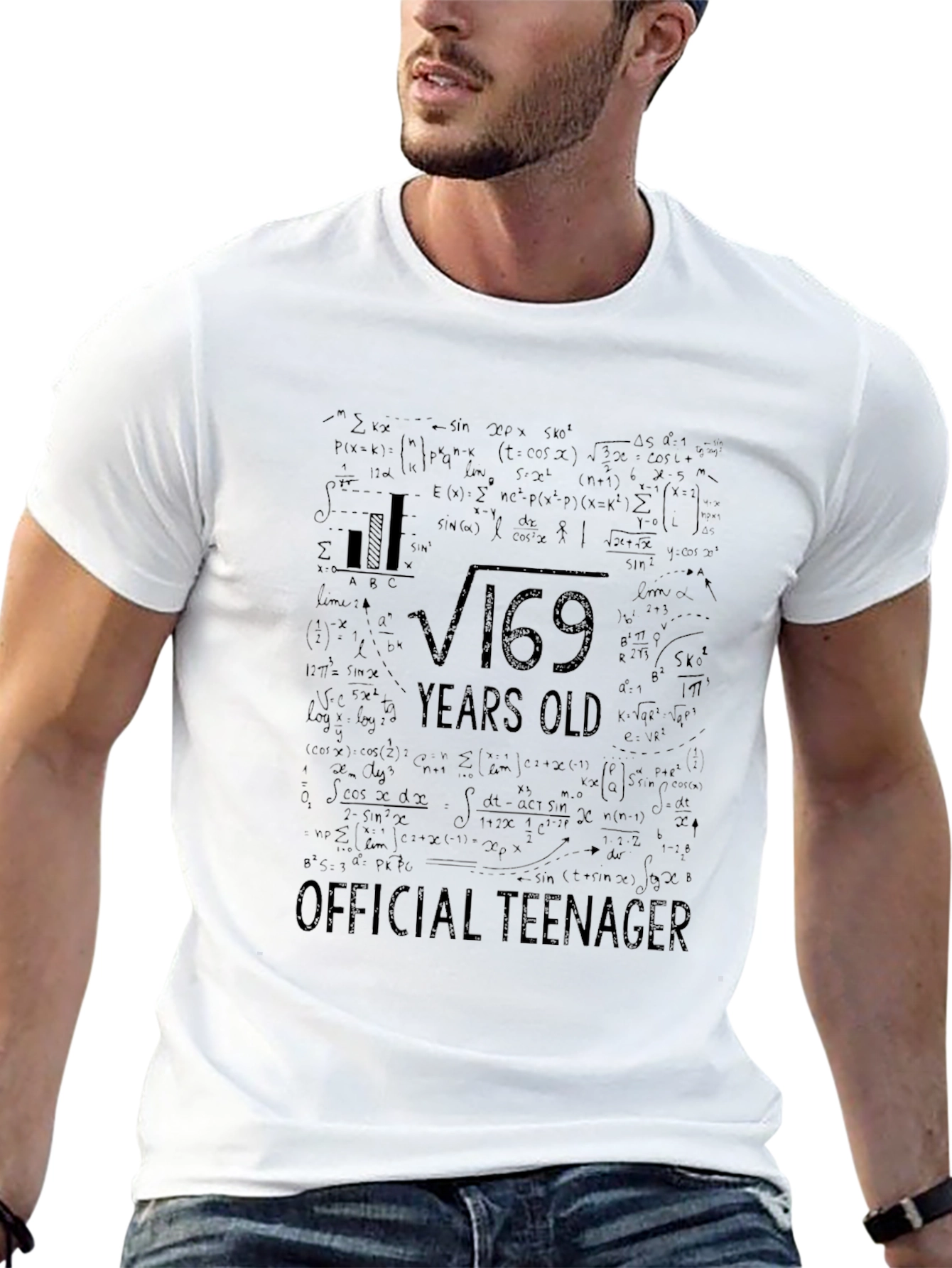 Funny Math 13th Birthday Teenager T-Shirt