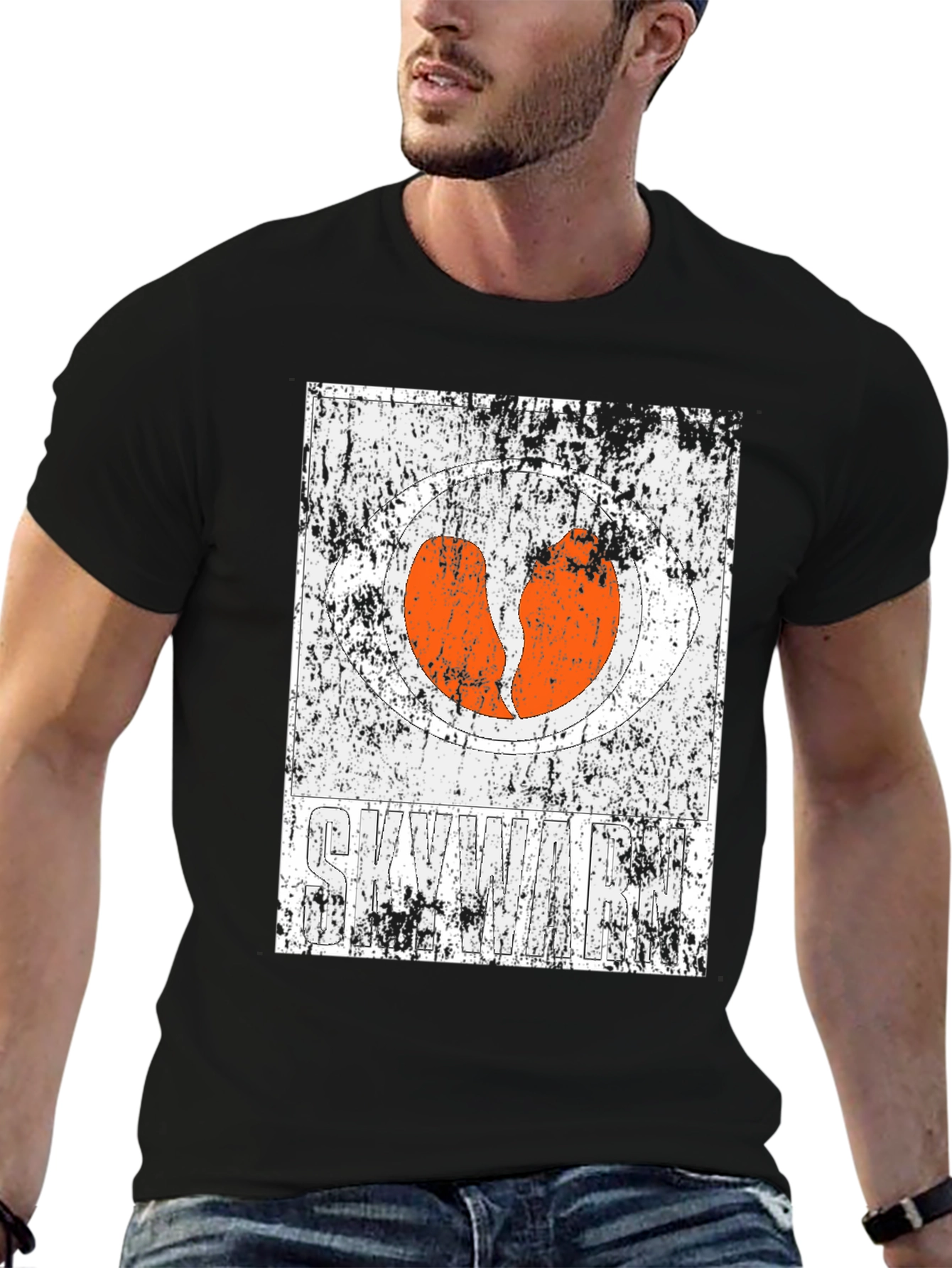 Distressed Skyward Graphic Tee