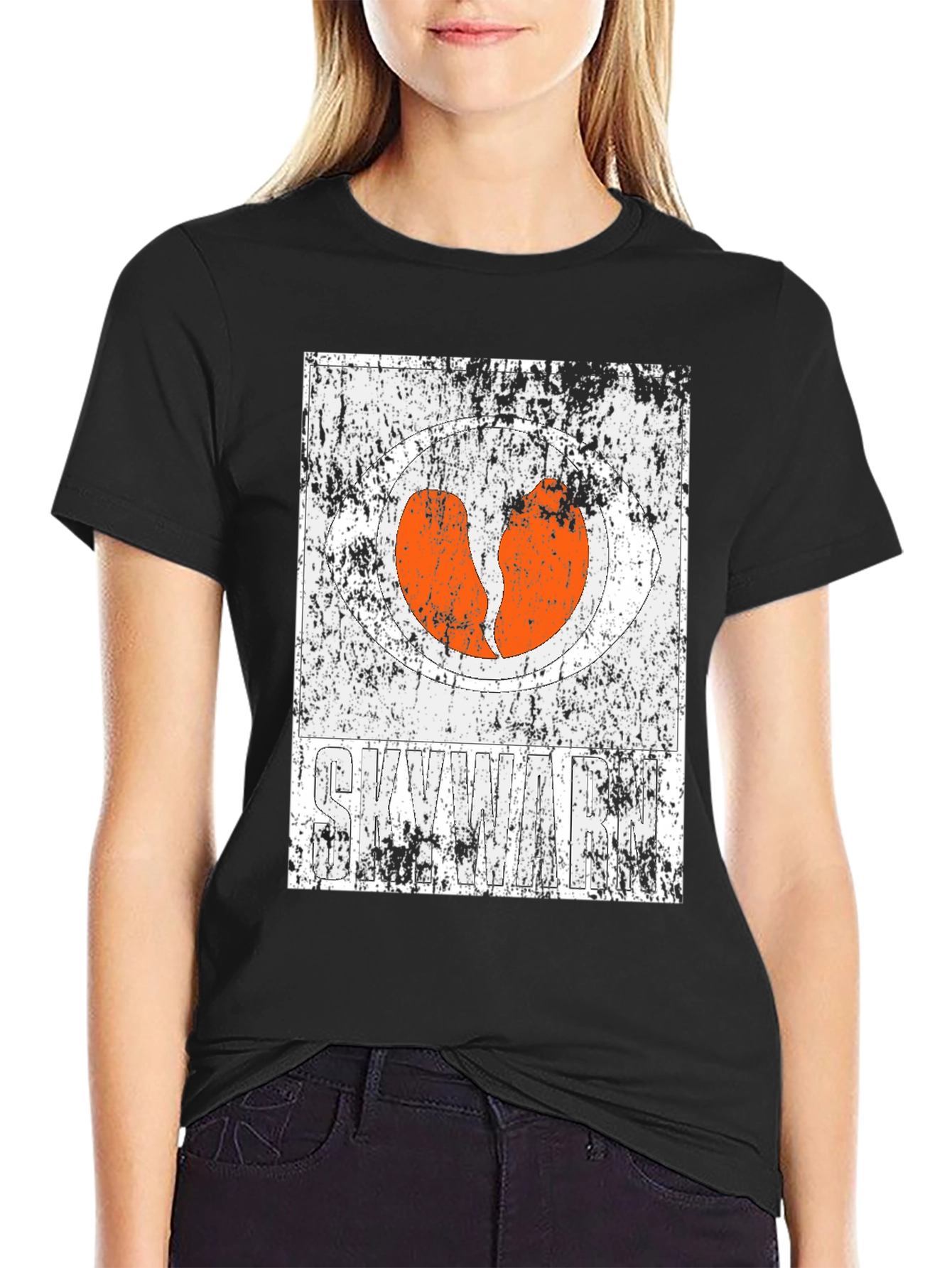 Distressed Skyward Graphic Tee