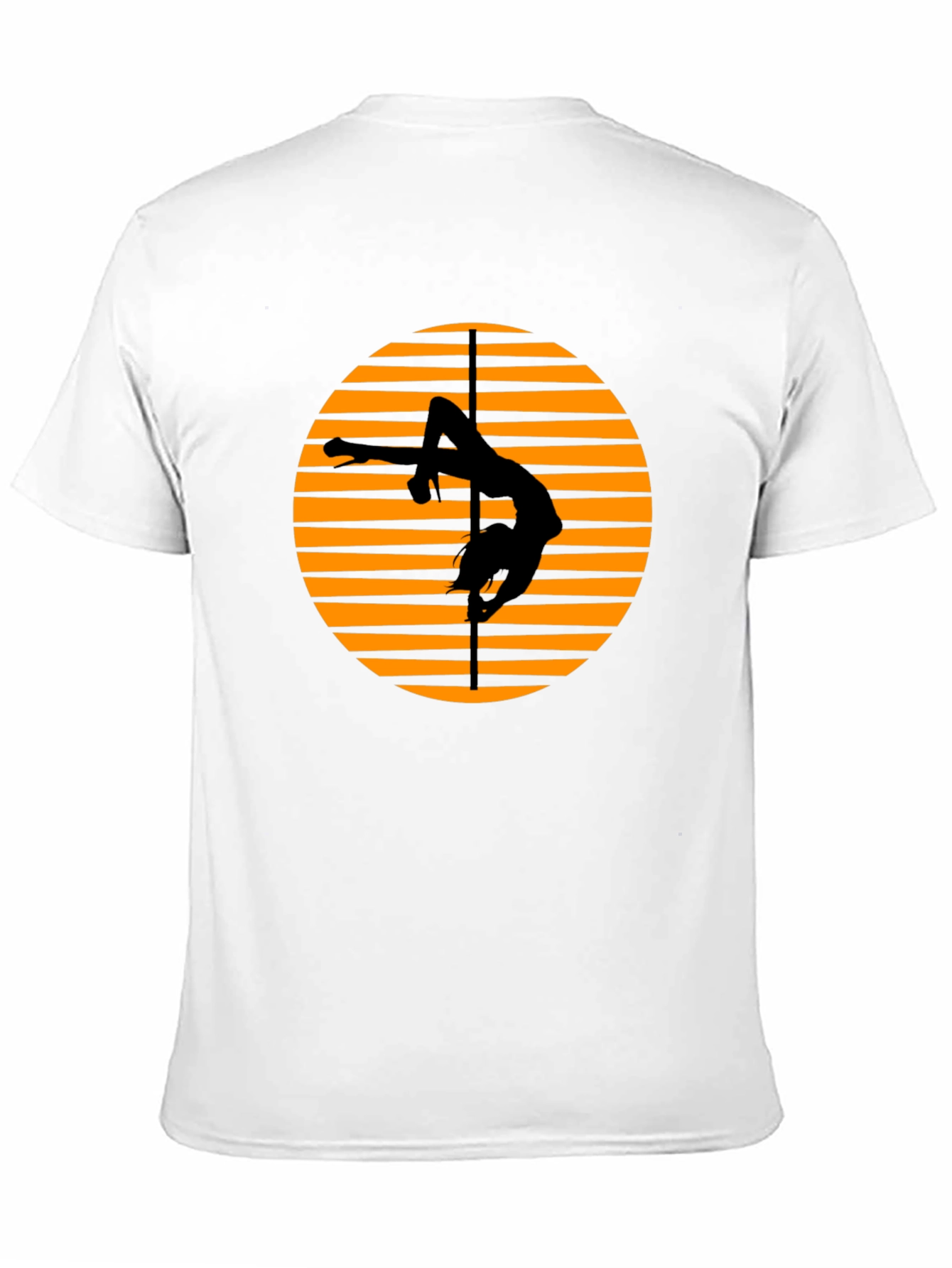 Pole Dancer Graphic T-Shirt - Black
