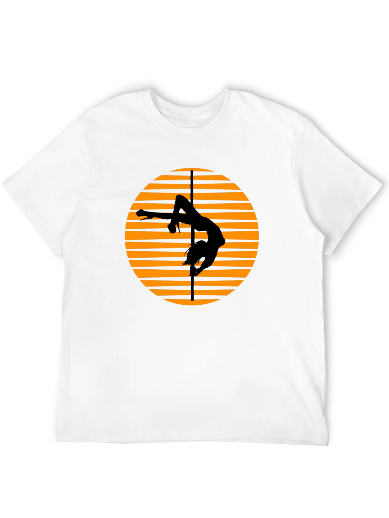 Pole Dancer Graphic T-Shirt - Black