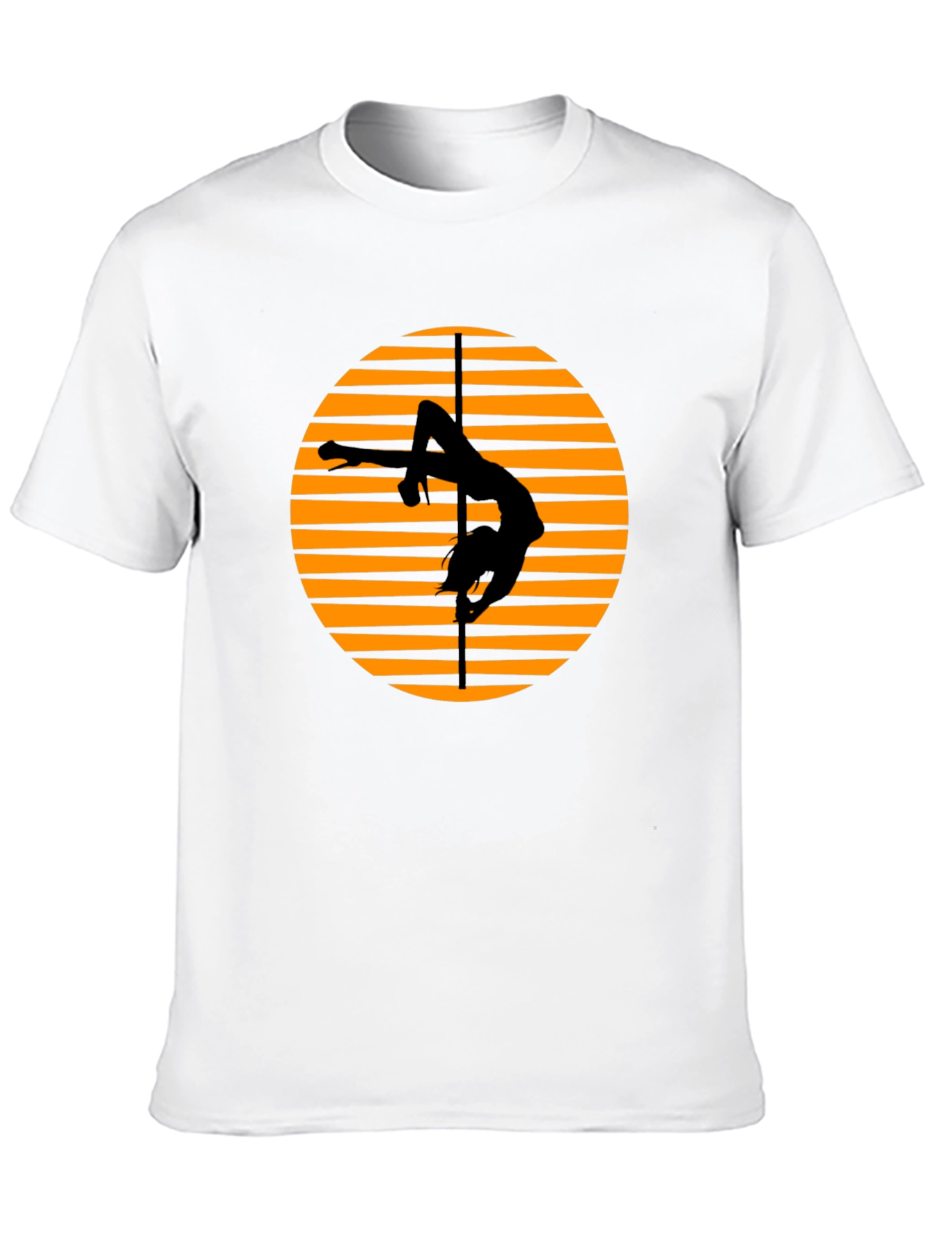 Pole Dancer Graphic T-Shirt - Black