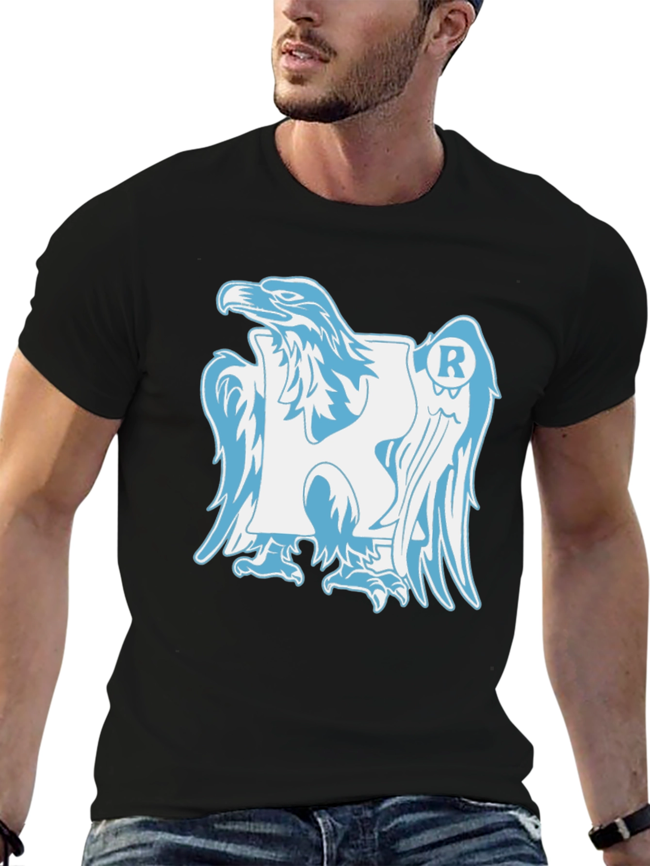 Eagle Logo Black T-Shirt