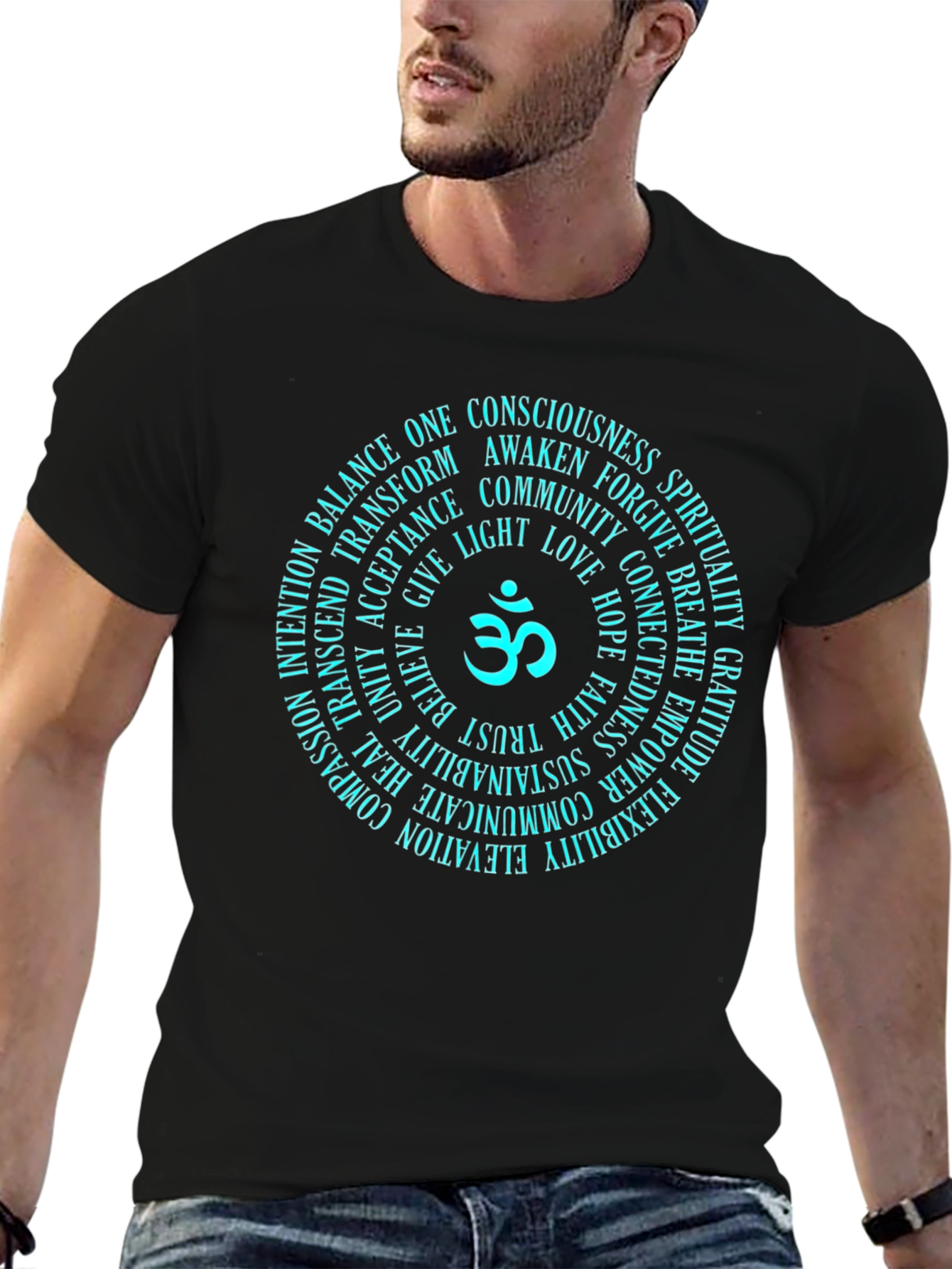 Enlightenment T-Shirt - Spiritual Word Art Tee