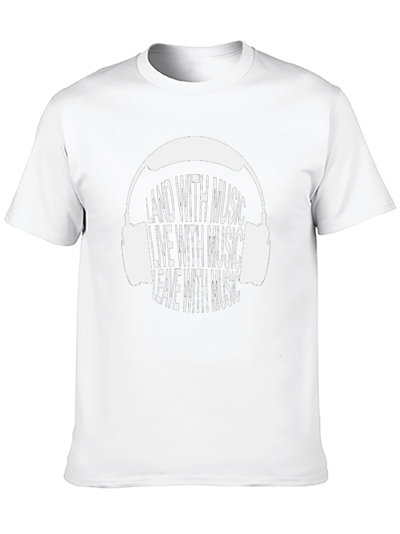 Music Lover Black Graphic Tee