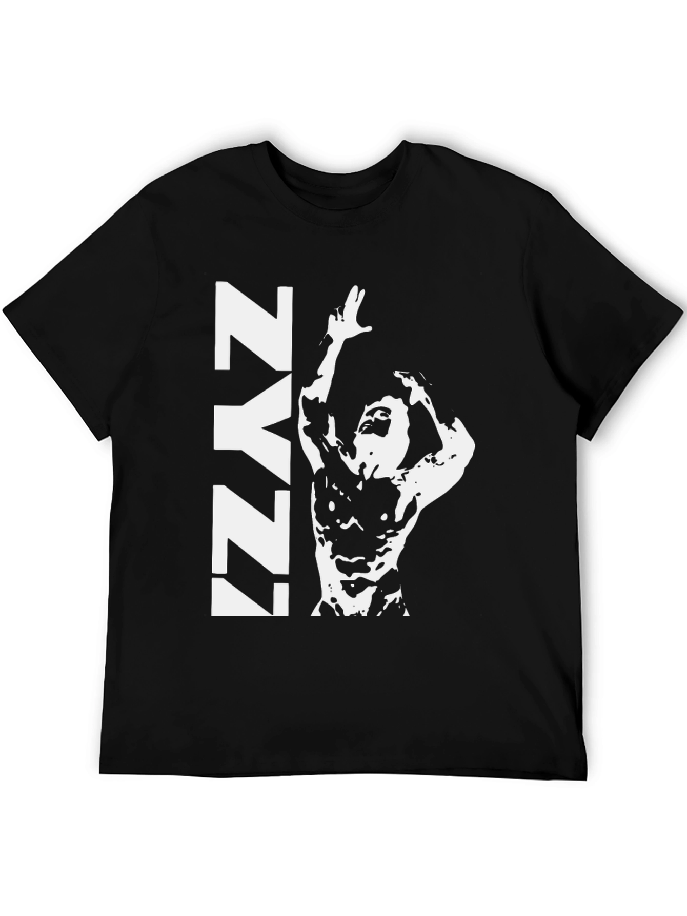 Zyzz Black T-Shirt Aesthetic Fitness Design