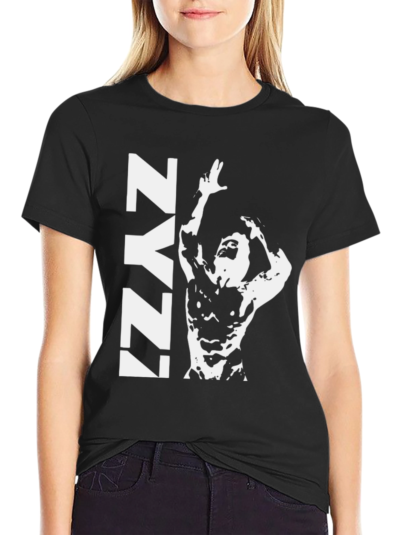 Zyzz Black T-Shirt Aesthetic Fitness Design