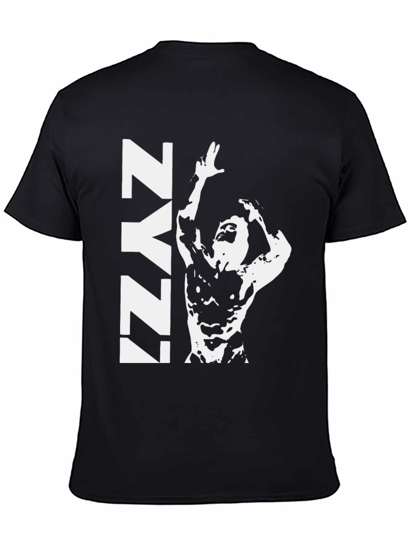 Zyzz Black T-Shirt Aesthetic Fitness Design