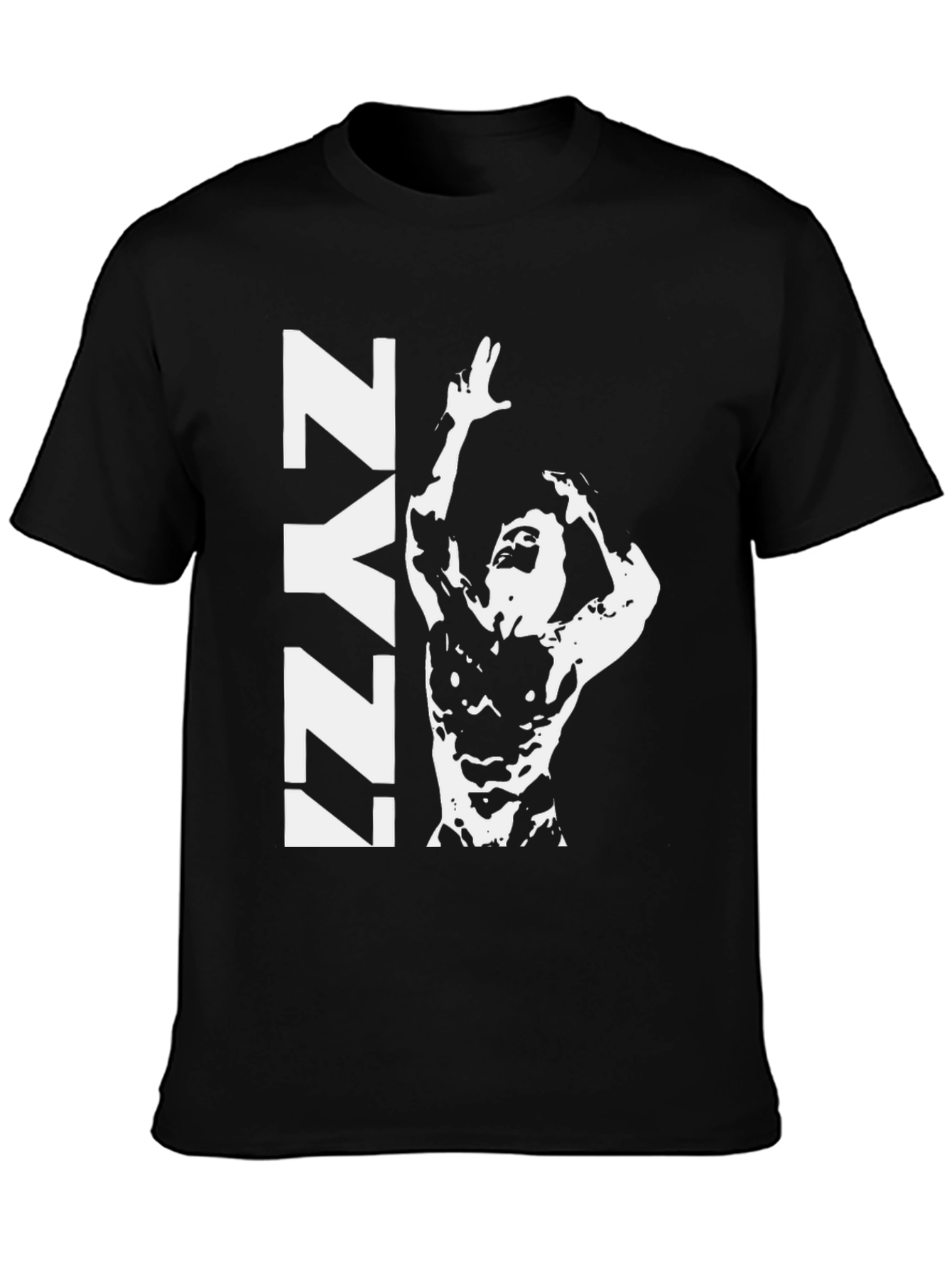 Zyzz Black T-Shirt Aesthetic Fitness Design