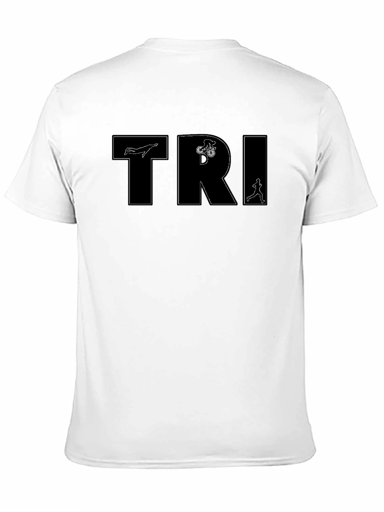 TRI Swim Bike Run Black T-Shirt