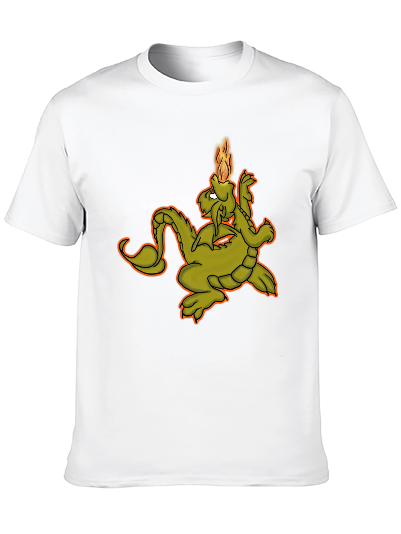 Dragon Fire T-Shirt - Black Graphic Tee