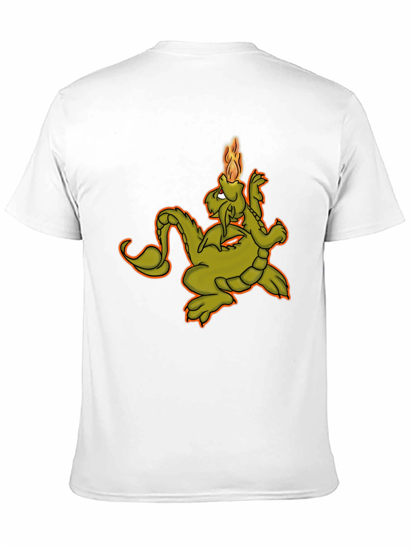 Dragon Fire T-Shirt - Black Graphic Tee