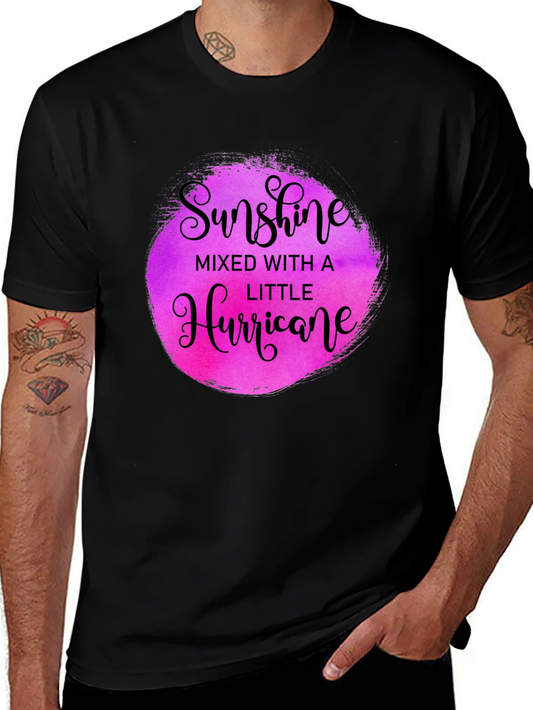 Sunshine Hurricane Black Graphic Tee