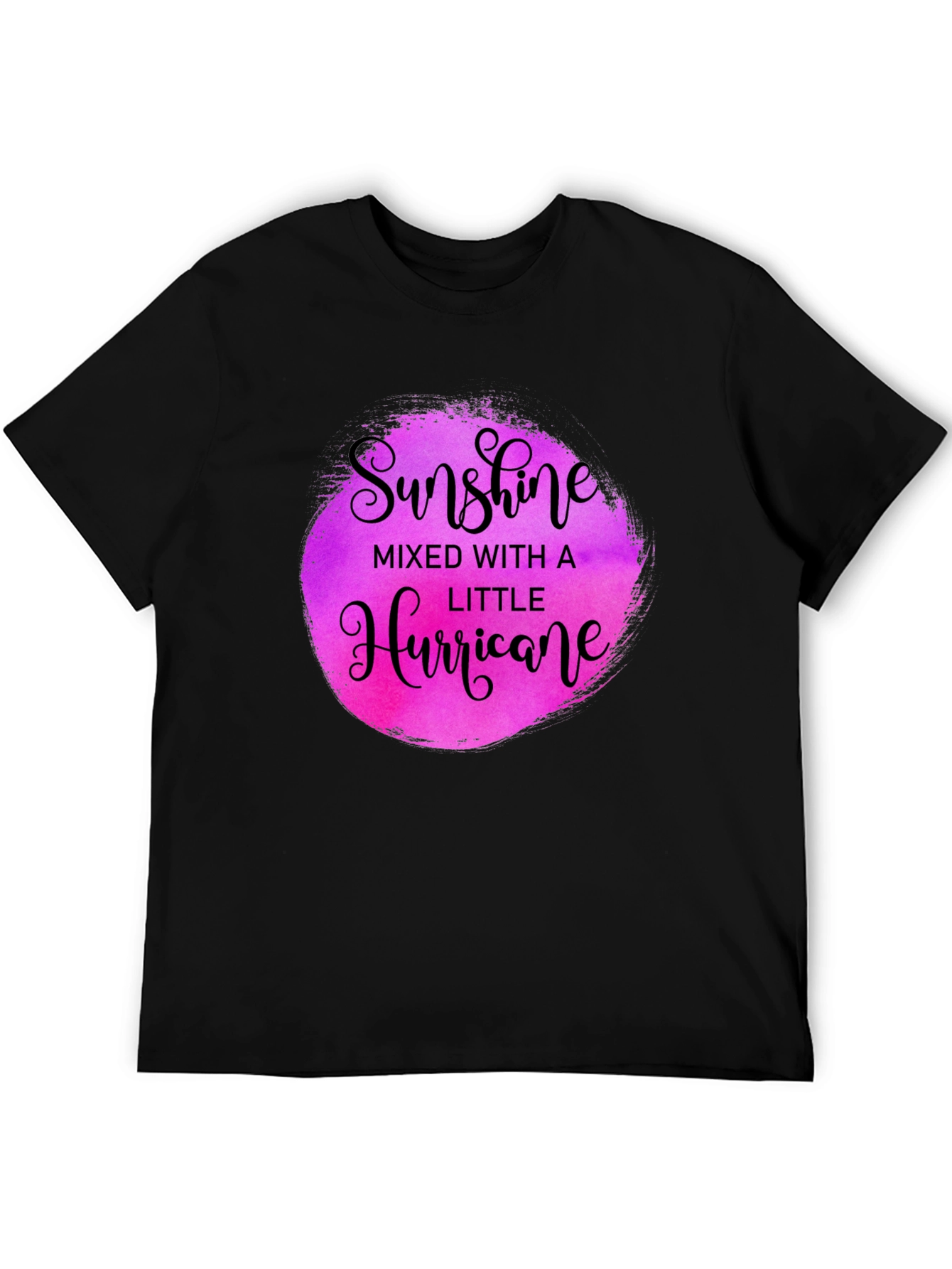 Sunshine Hurricane Black Graphic Tee
