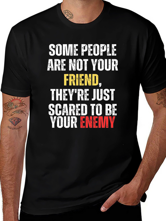 Sarcastic Friend Enemy Graphic Tee