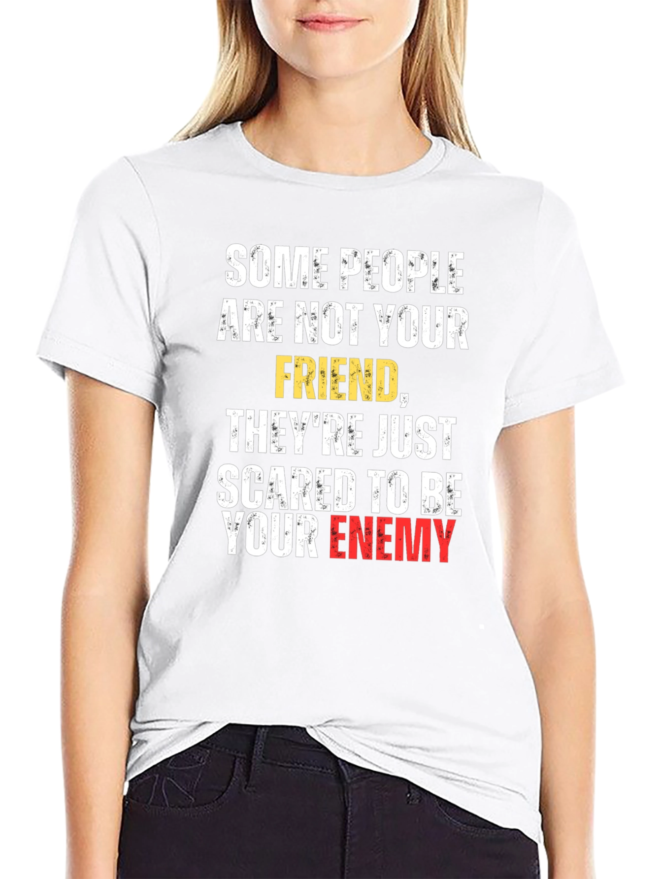 Sarcastic Friend Enemy Graphic Tee