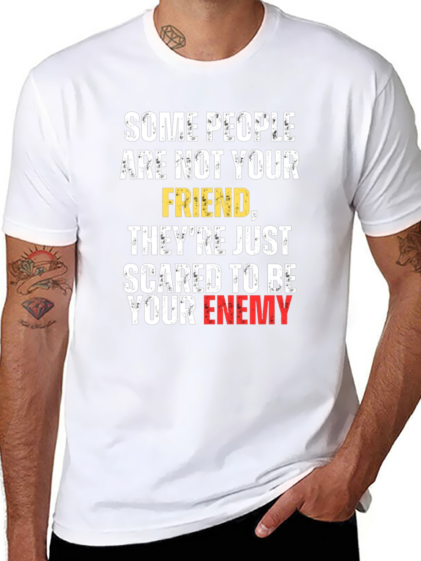 Sarcastic Friend Enemy Graphic Tee