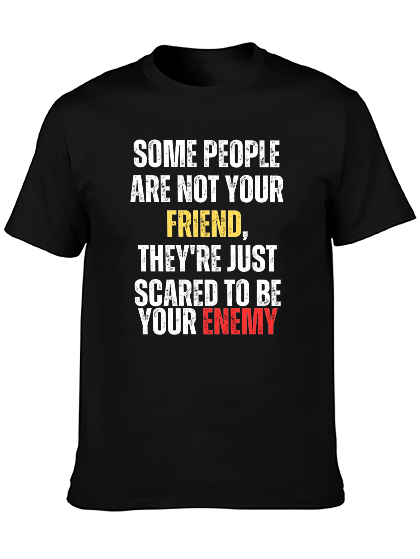 Sarcastic Friend Enemy Graphic Tee