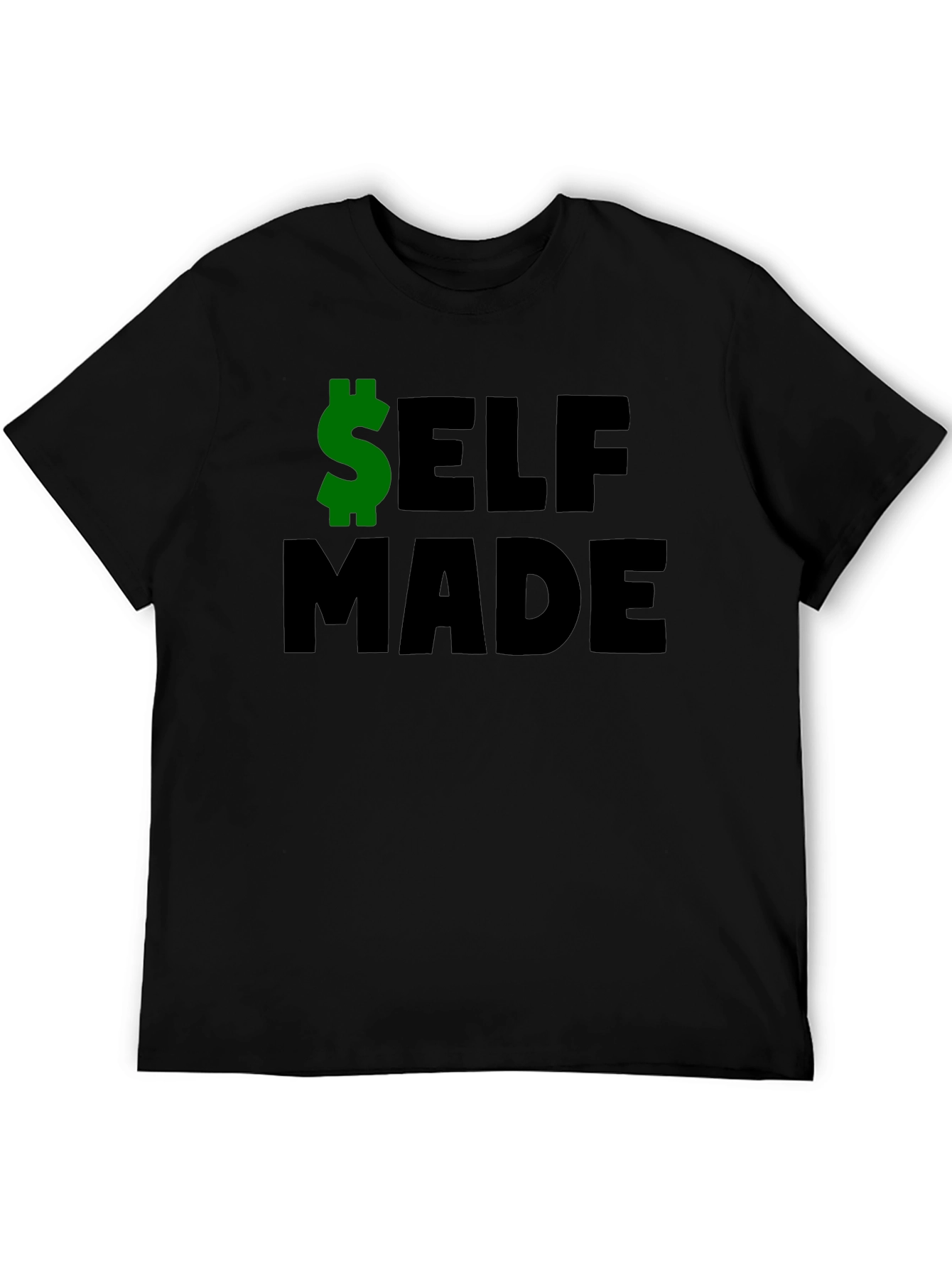 Self Made T-Shirt - Black Graphic Tee