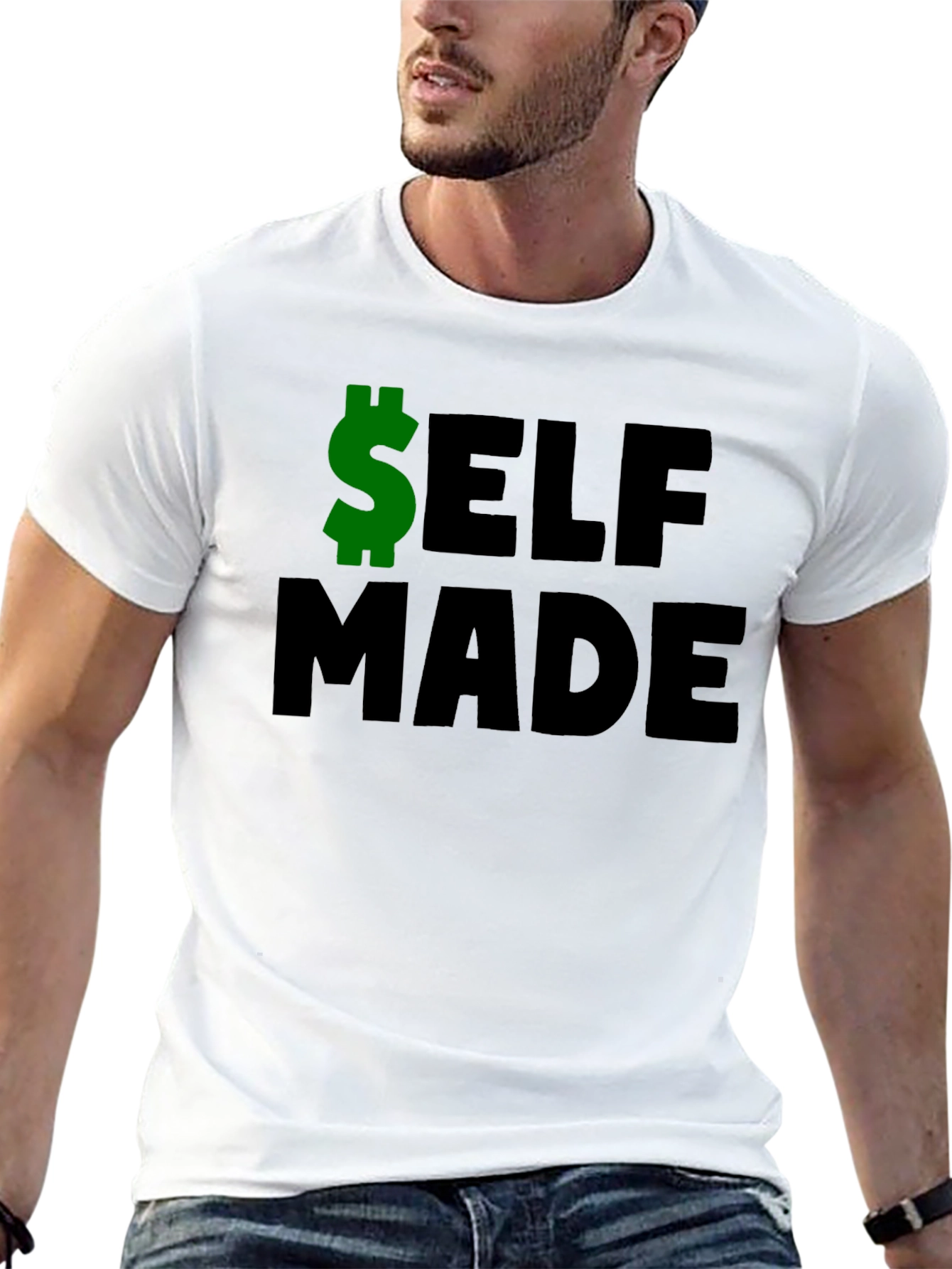 Self Made T-Shirt - Black Graphic Tee