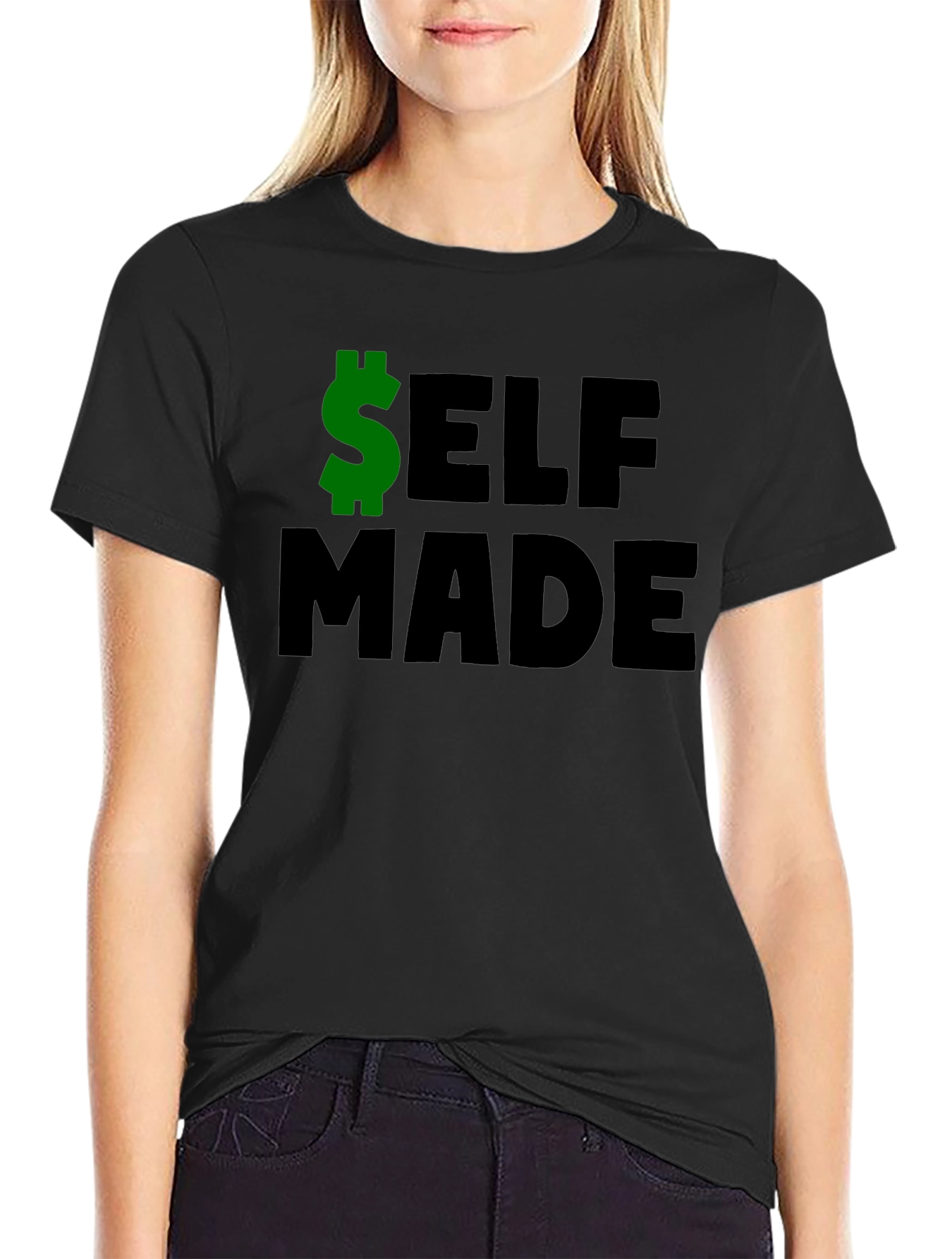 Self Made T-Shirt - Black Graphic Tee