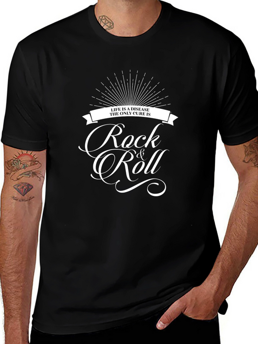 Rock & Roll Cure Black T-Shirt