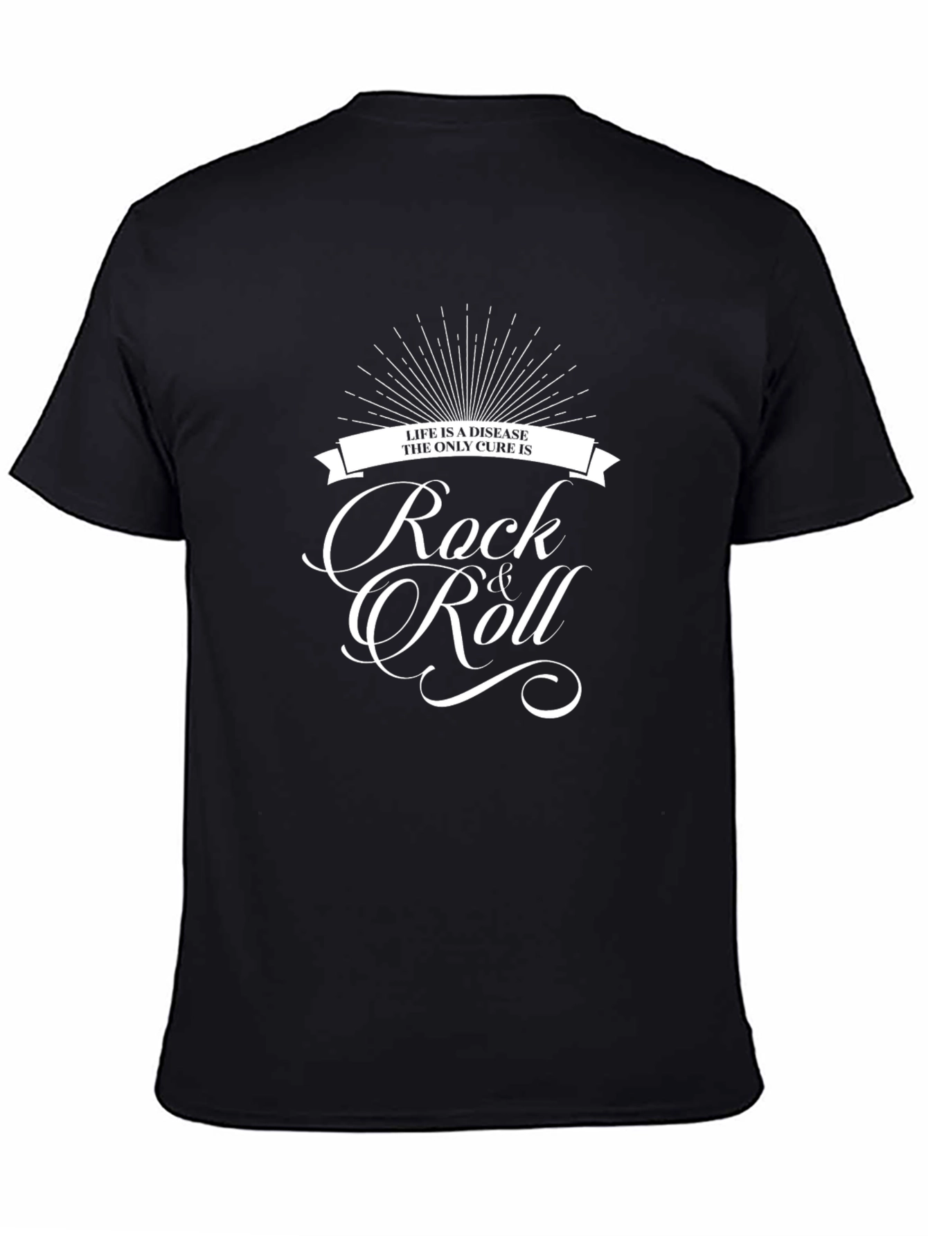 Rock & Roll Cure Black T-Shirt