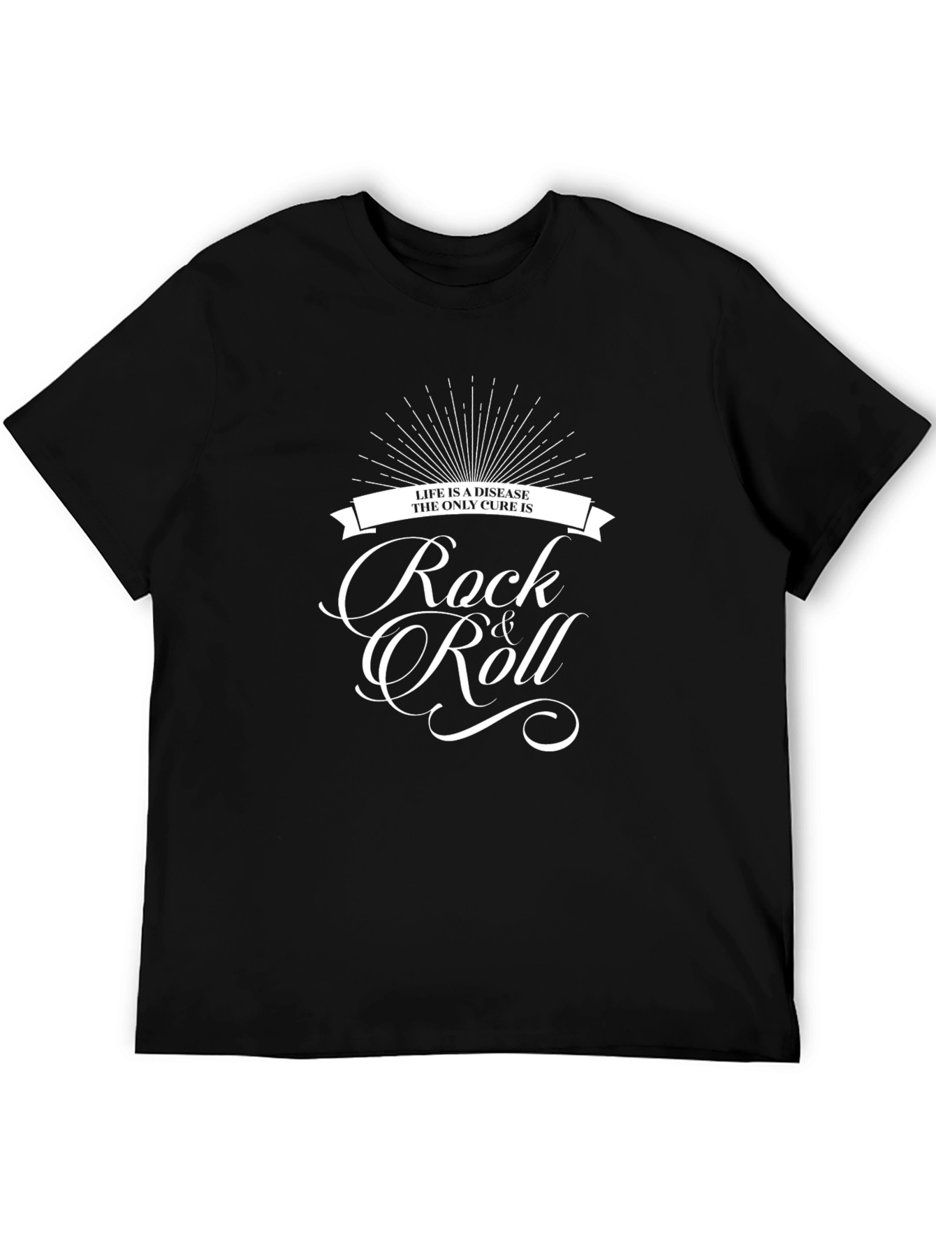 Rock & Roll Cure Black T-Shirt