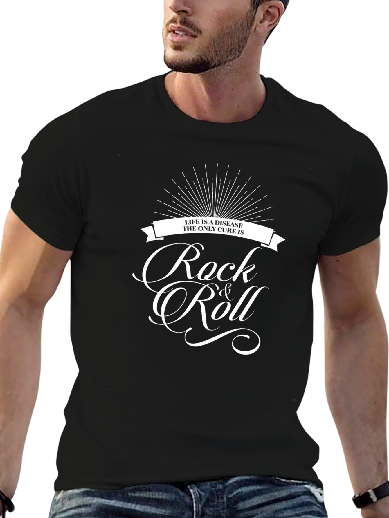 Rock & Roll Cure Black T-Shirt