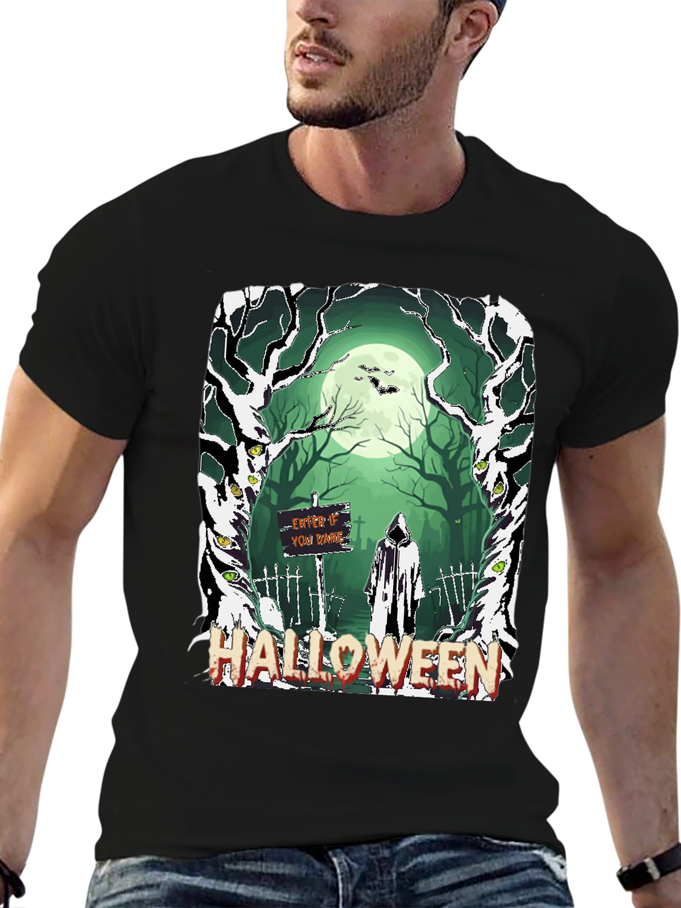 Halloween Graphic T-Shirt