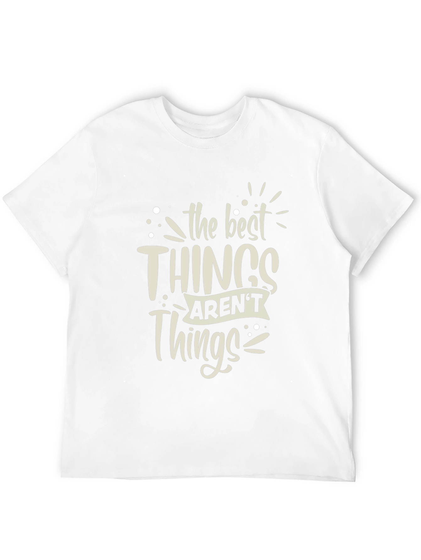 Inspirational Black T-Shirt - Best Things Graphic Tee
