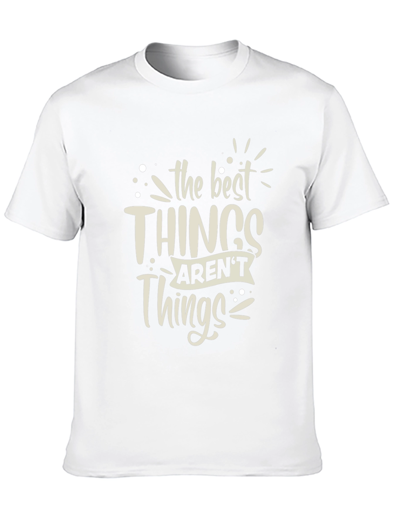 Inspirational Black T-Shirt - Best Things Graphic Tee