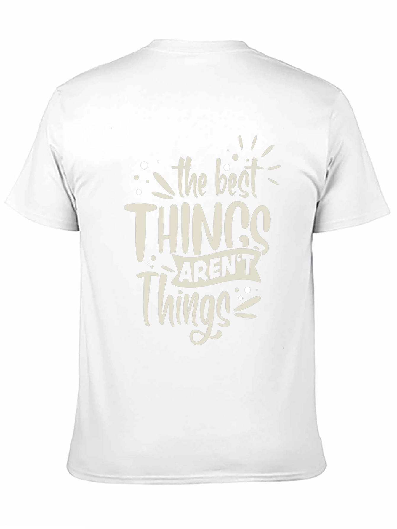 Inspirational Black T-Shirt - Best Things Graphic Tee