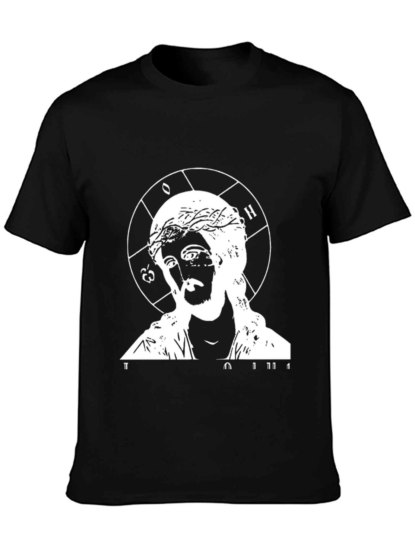 Religious Graphic Black T-Shirt