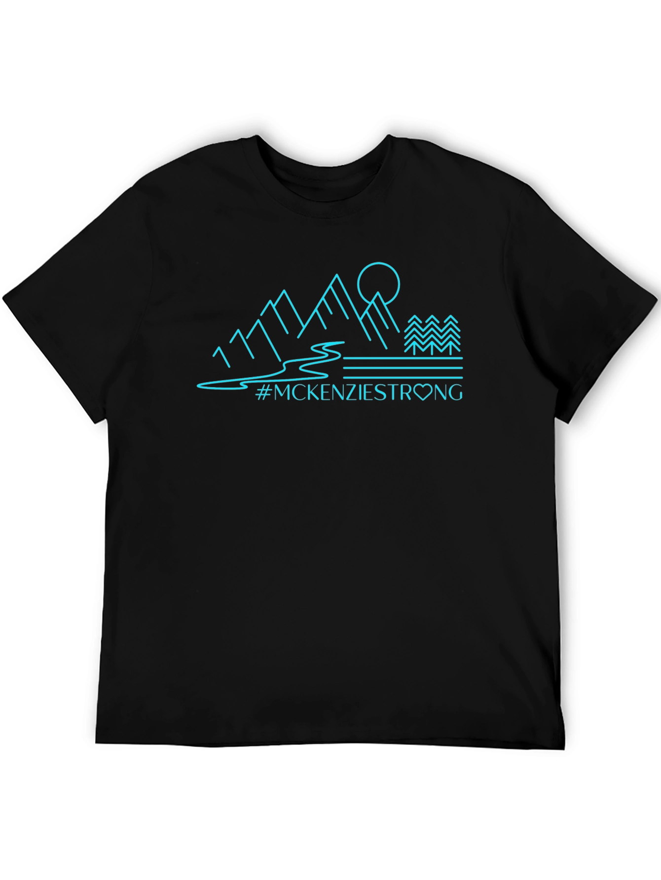 McKenzie Strong Graphic Tee - Black Unisex T-Shirt