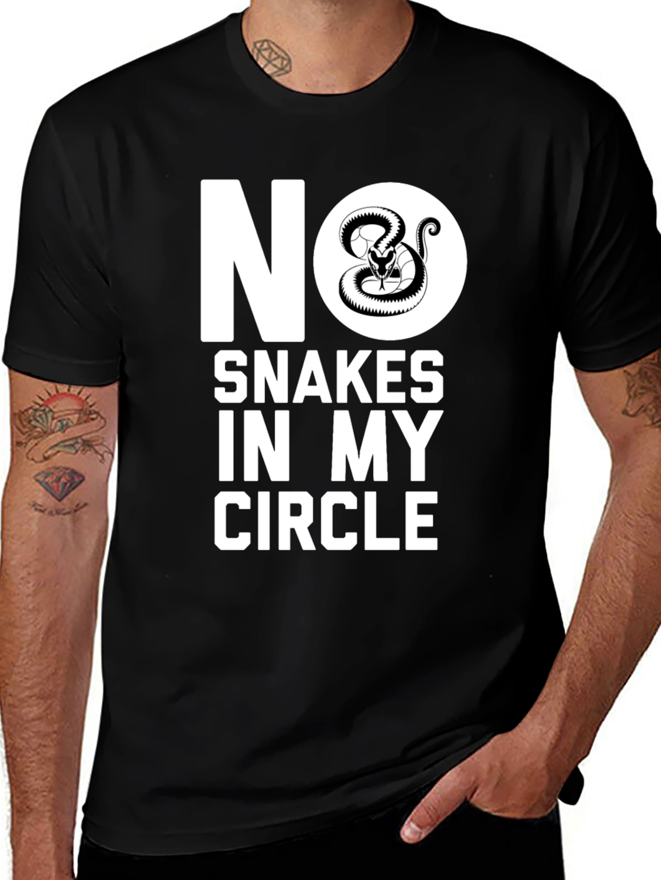 No Snakes In My Circle Graphic Tee