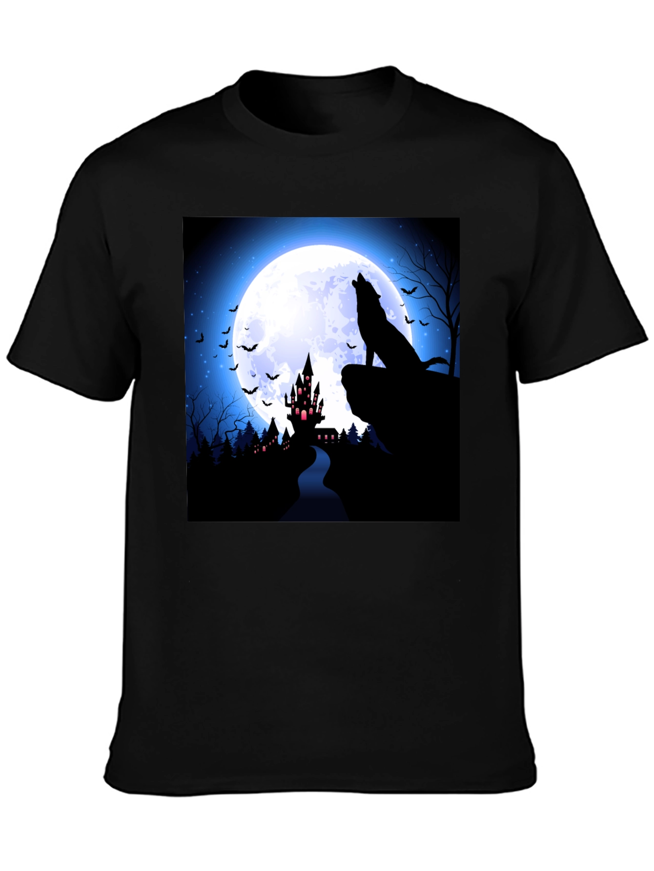 Halloween Wolf Moon T-Shirt